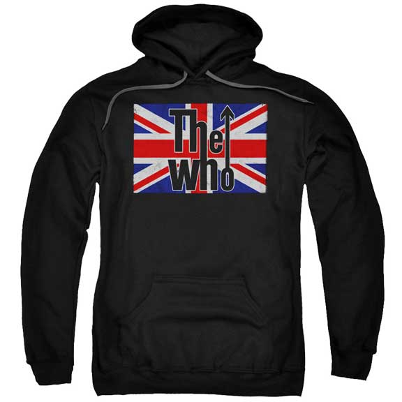 The Who Flag Logo Black Hoodie