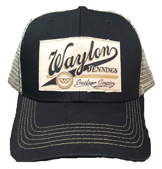 waylon jennings trucker hat