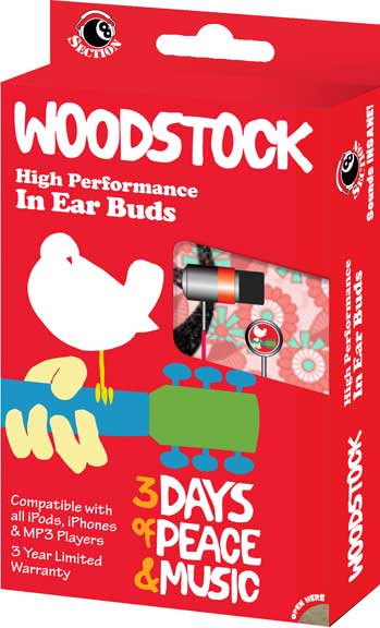 Woodstock Earbuds in Window Box - OSFA