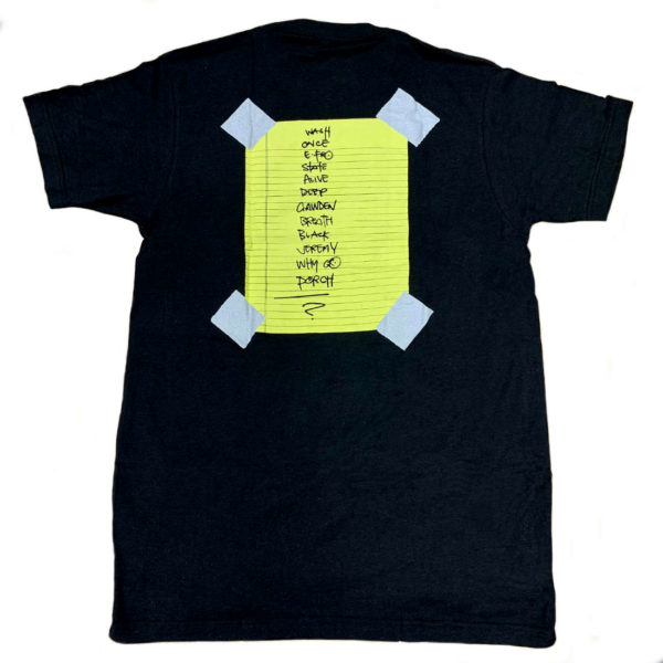 Pearl Jam Alive Art Stickman Mens Black T-shirt