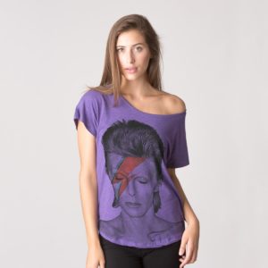 David Bowie Aladdin Sane Jr Dolman T-shirt