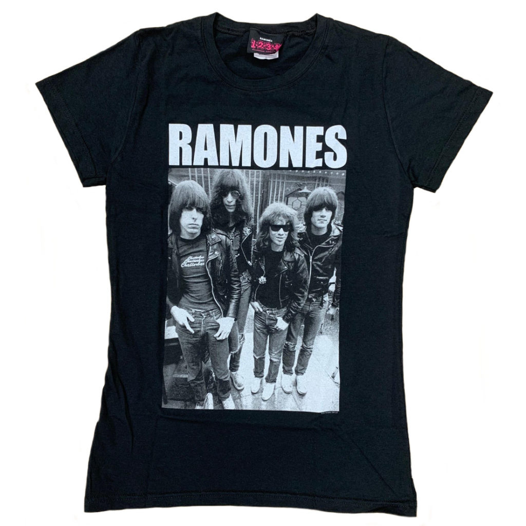 Ramones T Shirt Vintage Wings Band Logo Vintage New Official Mens Black Size XXL 