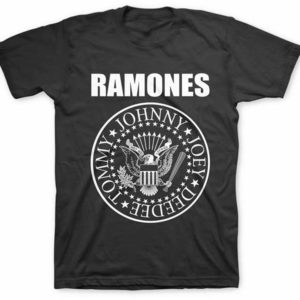 Ramones Presidential Seal Mens Black T-Shirt