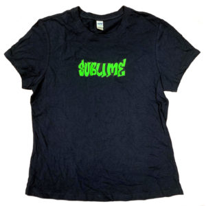 Sublime Bomb Logo Jr Black T-Shirt XL Only