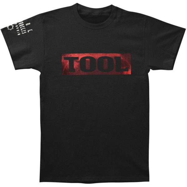 Tool Shaded Box Triple Face Mens Black T-Shirt