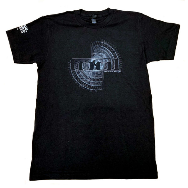Tool Spiro II Lightweight Mens Black T-shirt