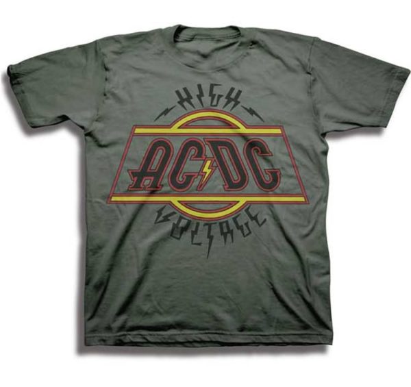 AC/DC High Voltage Youth Gray T-Shirt