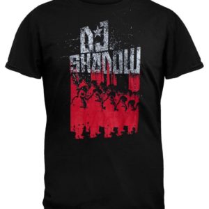 DJ Shadow Protest Mens Black T-shirt Small Only