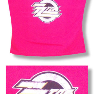 ZZ Top Logo Jr Pink Cami Tank XL Only