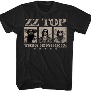 ZZ Top Tres Hombres Mens Black T-shirt 3XL Only