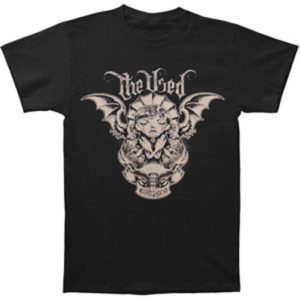 The Used Crying Angel Mens Black T-shirt