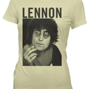 John Lennon Smoke Portrait Jr T-shirt