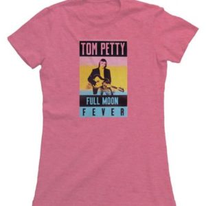 Tom Petty Full Moon pink women's t-shirt