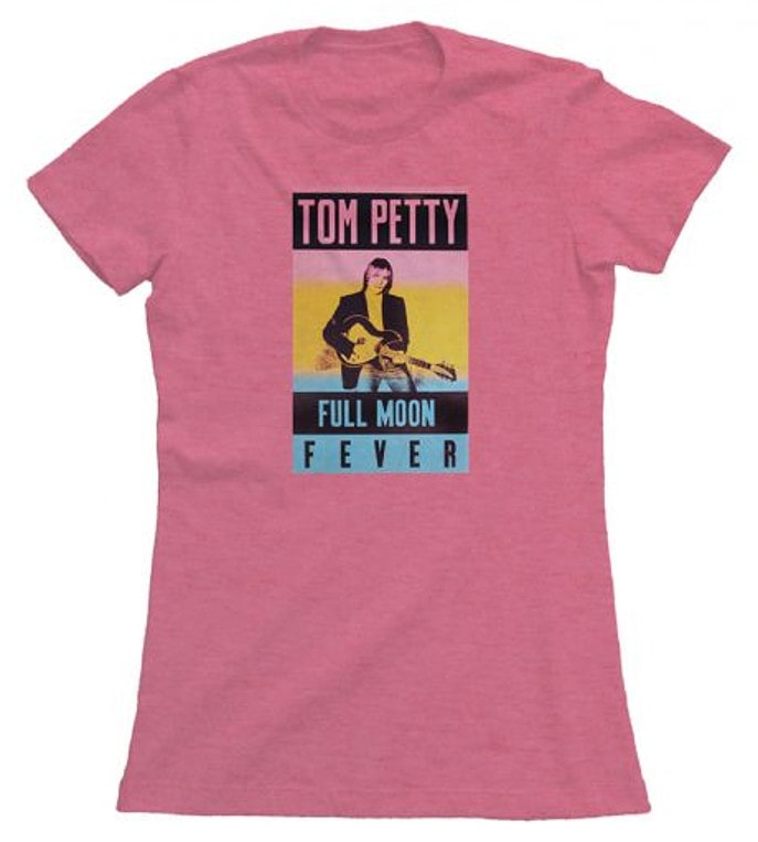 Tom Petty Full Moon pink women's t-shirt