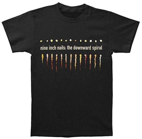 Nine Inch Nails Downward Spiral Mens Black T-shirt