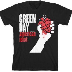 Green Day American Idiot black t-shirt