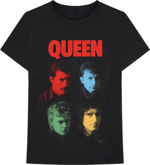 Queen Hot Space Mens Black T-shirt