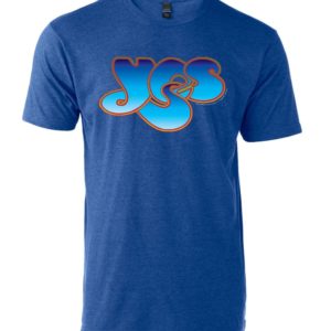 Yes Logo Mens Blue T-shirt