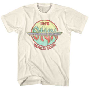 Styx 1978 World Tour Mens Off white T-shirt