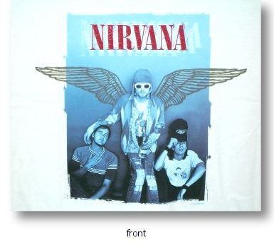 Niravana Cobain with Wings T-shirt