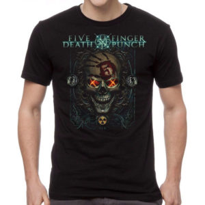 Five Finger Death Punch-Knucklehead Glow Mens Basic Short Sleeve Music Band Shirt Shirt Black Five Finger Death Punch-Knucklehead Glow Mens Basic Short Sleeve Music Band Shirt Shirt Black