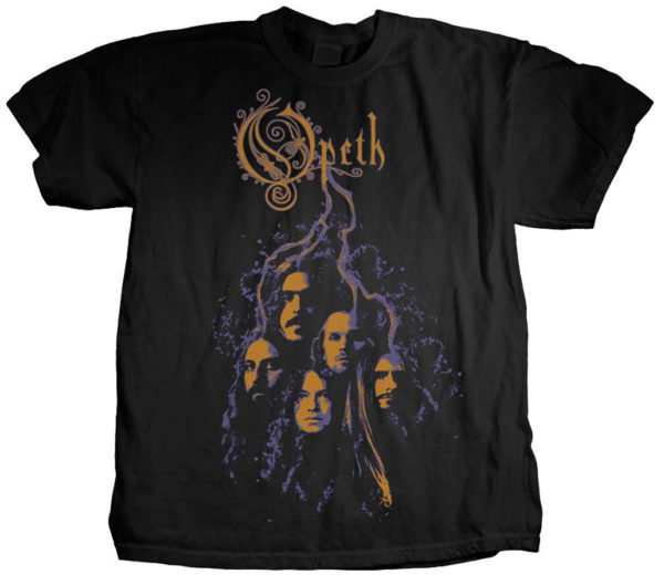 Opeth Faces Mens Black T-shirt