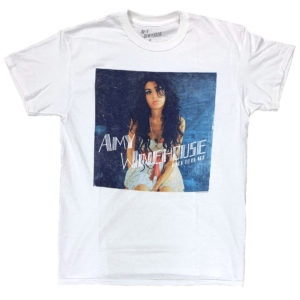 Amy Winehouse B to B Record Mens White T-shirt
