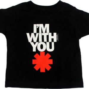 Red Hot Chili Peppers I'm With You Little Boy's Black T-shirt 2T Only