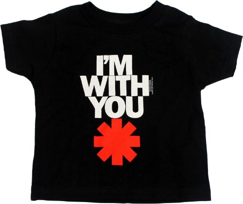 Red Hot Chili Peppers I'm With You Little Boy's Black T-shirt 2T Only