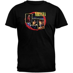 Nirvana Red Circle Mens Black T-Shirt Small Only