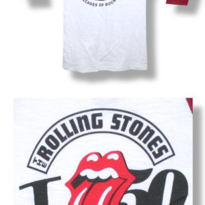 The Rolling Stones 5 Decades 30/1 Junior Raglan - Large Only