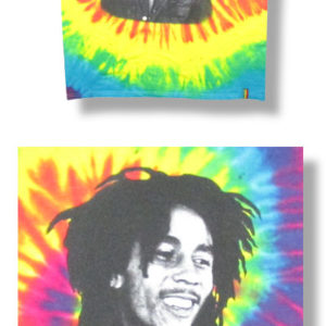 Bob Marley Bust Tie Dye Tank Top