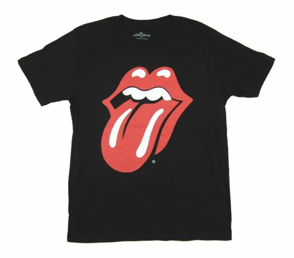 The Rolling Stones Classic Tongue Mens Black T-Shirt