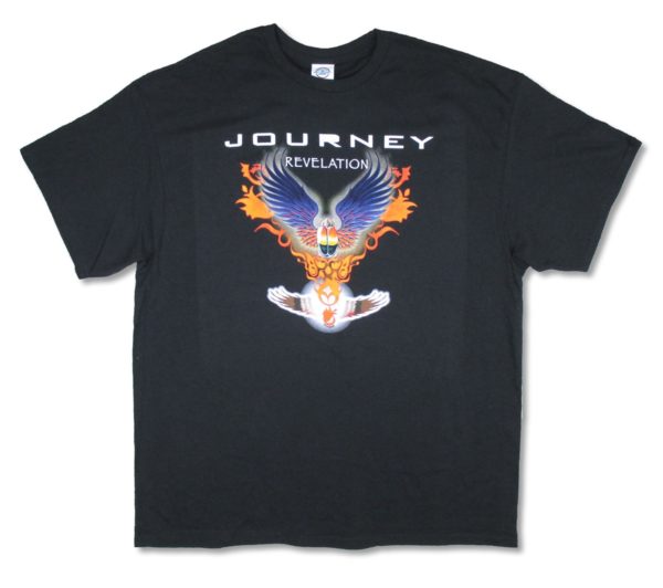 Journey Cd Revelation Mens Black T-Shirt