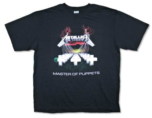 Metallica Master of Puppets Mens Black T-shirt Small Only