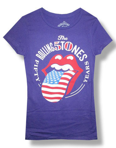 The Rolling Stones Us 50 Women's Tee - Small Only