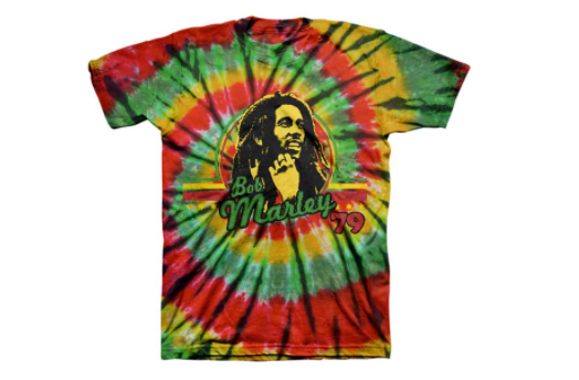 Bob Marley Survival Tour 1979 Burgundy Mens Tshirt Tee Music Concert Crew Neck 