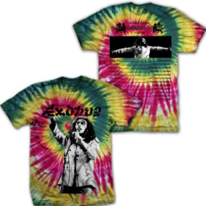 Bob Marley Exodus Tour Men's Tie-Dye T-Shirt