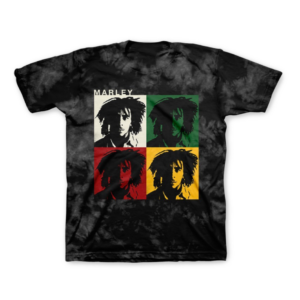 Bob Marley Faces Toddler's Black T-shirt