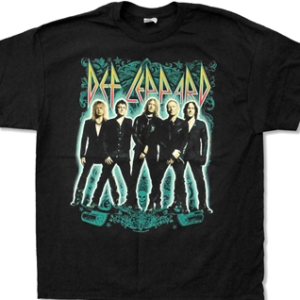 Def Leppard Stance 2012 Tour Tee Mens Black T-shirt Small only