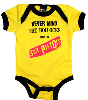 Sex Pistols Nevermind Infant Yellow One Piece
