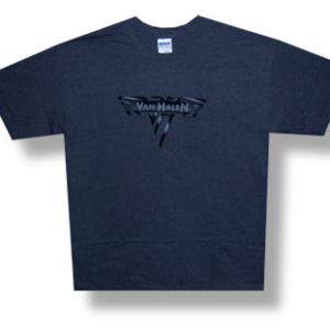 Van Halen Charcoal Logo Men's Navy Blue T-shirt Small only