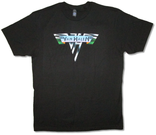 Van Halen First Album Logo Men's Black T-shirt Small Only