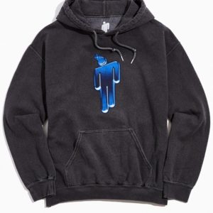 Billie Eilish Blue Man Pullover Hooded Fleece – Small Only