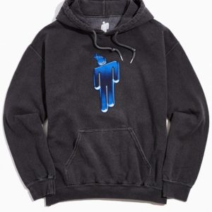 Billie Eilish Blue Man Pullover Hooded Fleece - Small Only