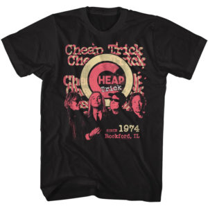 Cheap Trick Since 1974 Black T-shirt